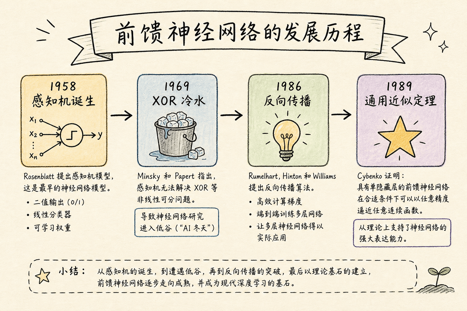 前馈神经网络的发展历程