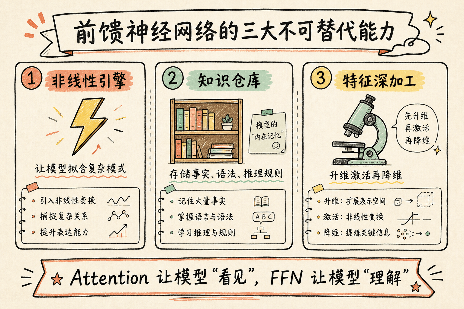 前馈神经网络的三大不可替代能力